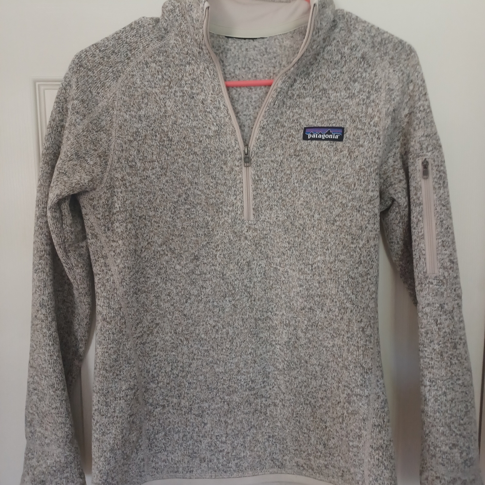 Birch White Better SweaterPatagonia Women's Light Gray Cowl Neck Sweater